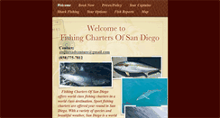 Desktop Screenshot of fishingchartersofsandiego.com
