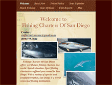 Tablet Screenshot of fishingchartersofsandiego.com